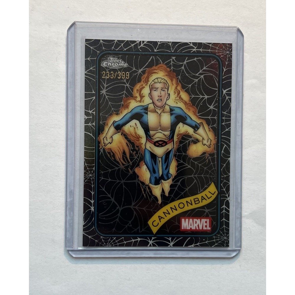 2025 Topps Chrome Marvel Cannonball #51 Spider Web‎ Refractor /399 X-Men